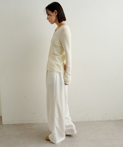 Omekashi（オメカシ）の「ピグメントライクイージーパンツ（その他パンツ・レディース・ブラウン/ブラック/オフホワイト・36/38）」の18枚目の写真