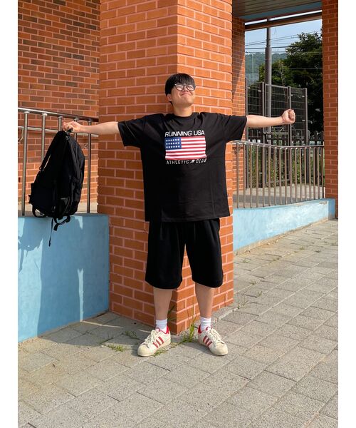 RESPECT(リスペクト)の「running usa athletic club tee (black)(Tシャツ/カットソー・メンズ・その他・LARGE/MEDIUM/X-LARGE)」の9枚目の写真