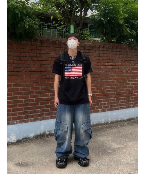 RESPECT(リスペクト)の「running usa athletic club tee (black)(Tシャツ/カットソー・メンズ・その他・LARGE/MEDIUM/X-LARGE)」の11枚目の写真