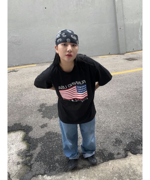 RESPECT(リスペクト)の「running usa athletic club tee (black)(Tシャツ/カットソー・メンズ・その他・LARGE/MEDIUM/X-LARGE)」の18枚目の写真
