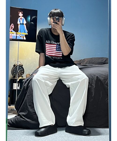 RESPECT(リスペクト)の「running usa athletic club tee (black)(Tシャツ/カットソー・メンズ・その他・LARGE/MEDIUM/X-LARGE)」の19枚目の写真
