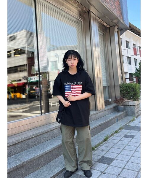 RESPECT(リスペクト)の「running usa athletic club tee (black)(Tシャツ/カットソー・メンズ・その他・LARGE/MEDIUM/X-LARGE)」の20枚目の写真