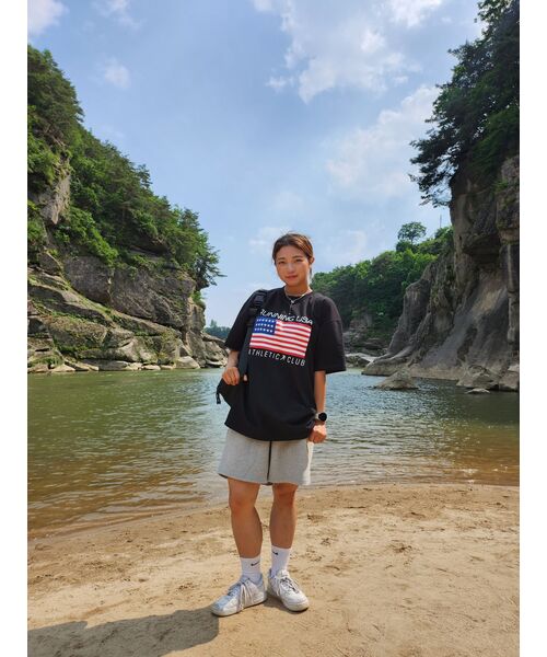 RESPECT(リスペクト)の「running usa athletic club tee (black)(Tシャツ/カットソー・メンズ・その他・LARGE/MEDIUM/X-LARGE)」の21枚目の写真