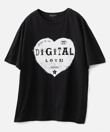 VASTIC（バスティック）の「デジタルラブ_Tシャツ_ブラック（Tシャツ/カットソー）」
