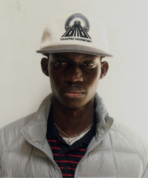 TRAFFIC HARMONY（トラフィック ハーモニー）の「CORDUROY ROUND LOGO DEEP-FIT 5-PANEL CAP_GREY（キャップ）」