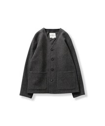 Marion Alpaca Cardigan Jacket Navy Gray