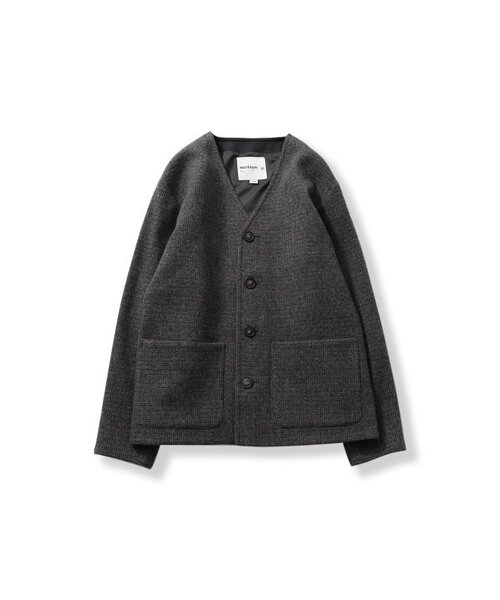 HORLISUN(ホーリーサン)の「Marion Alpaca Cardigan Jacket Navy Gray(その他アウター・レディース・その他・LARGE/MEDIUM/SMALL)」の1枚目の写真
