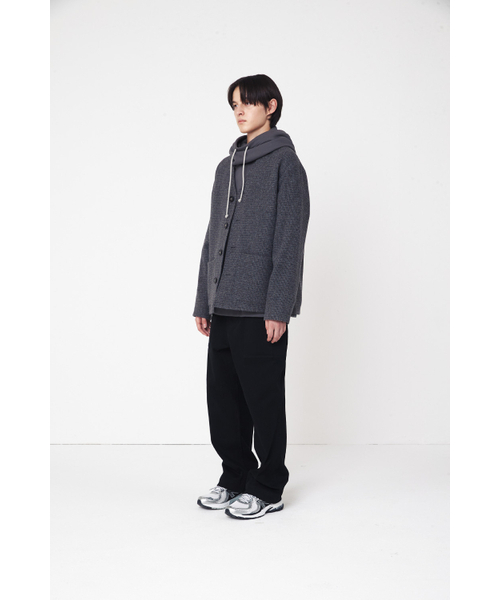 HORLISUN(ホーリーサン)の「Marion Alpaca Cardigan Jacket Navy Gray(その他アウター・レディース・その他・LARGE/MEDIUM/SMALL)」の5枚目の写真