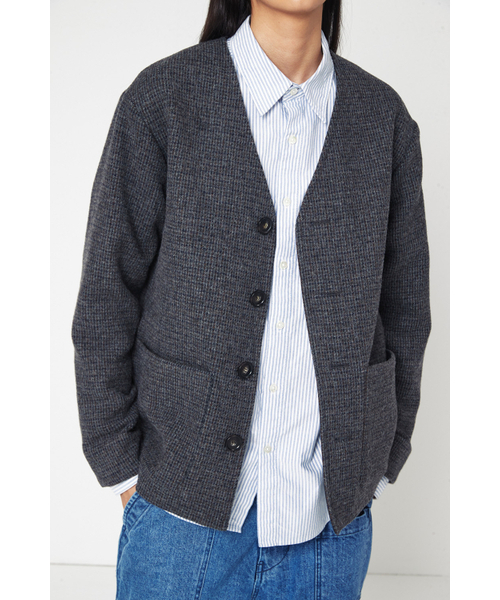 HORLISUN(ホーリーサン)の「Marion Alpaca Cardigan Jacket Navy Gray(その他アウター・レディース・その他・LARGE/MEDIUM/SMALL)」の10枚目の写真