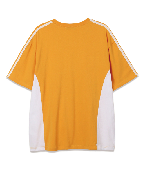 VANNWORKS（バンワークス）の「スポーティブロックコアVネック半袖Tシャツ (VS0033) イエロー（Tシャツ/カットソー・レディース・その他・LARGE/MEDIUM）」の2枚目の写真