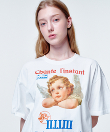 ルーズフィットTシャツエンジェンフェイス