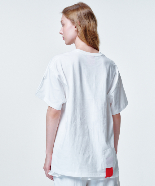2113 STUDIO（イイルイルサムスタジオ）の「ルーズフィットTシャツエンジェンフェイス（Tシャツ/カットソー・レディース・その他・FREE）」の2枚目の写真