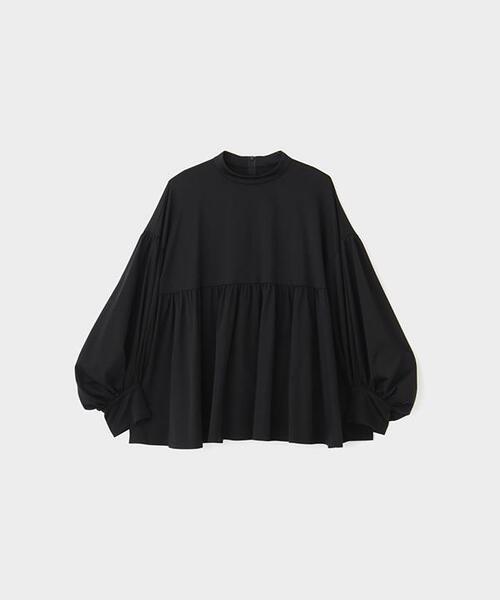 LE PHIL(ルフィル)の「◆シルキーモクロディブラウス(シャツ/ブラウス・レディース・ブラウン/ブラック・F)」の10枚目の写真
