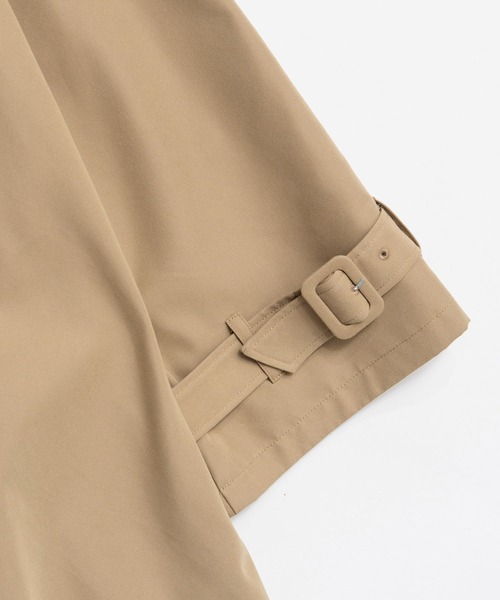 MAISON SPECIAL（メゾンスペシャル）の「Lace Collar Tent Flare Trench Coat/レースカラーテントフレアトレンチコート（トレンチコート・レディース・ベージュ/ブラック・FREE）」の19枚目の写真