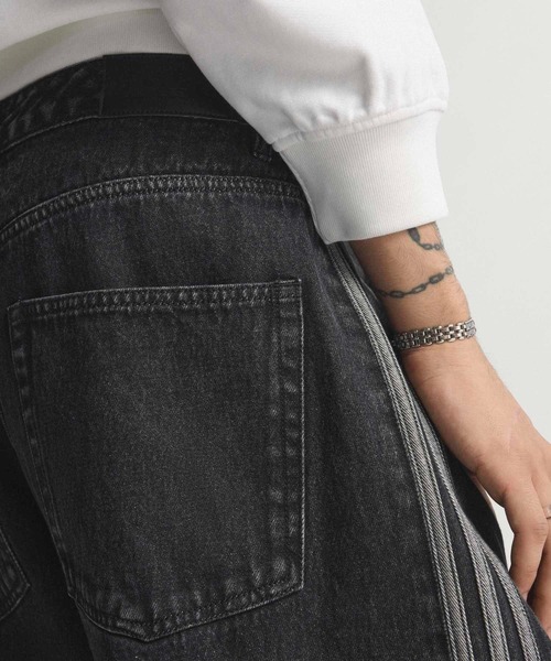 adidas（アディダス）の「ファイヤーバード アディカラー デニム パンツ / アディダスオリジナルス adidas Originals（デニムパンツ・メンズ・ブラック・36inch/35inch/34inch/33inch/32inch/30inch/28inch）」の5枚目の写真