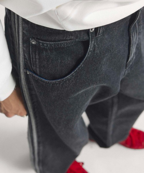 adidas（アディダス）の「ファイヤーバード アディカラー デニム パンツ / アディダスオリジナルス adidas Originals（デニムパンツ・メンズ・ブラック・36inch/35inch/34inch/33inch/32inch/30inch/28inch）」の11枚目の写真