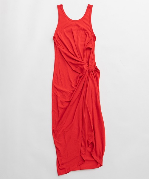 PRANK PROJECT(プランクプロジェクト)の「【2026Spring Pre-Order】レイヤードジャージドレス / Layered Jersey Dress(ワンピース・レディース・ブラック/ライトグレー/レッド・36/38)」の18枚目の写真