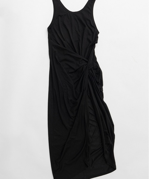 PRANK PROJECT(プランクプロジェクト)の「【2026Spring Pre-Order】レイヤードジャージドレス / Layered Jersey Dress(ワンピース・レディース・ブラック/ライトグレー/レッド・36/38)」の22枚目の写真