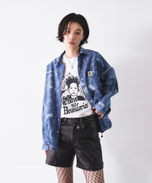 CONECTX（コネクト エックス）の「Hand painted denim shirts (light ver.)（シャツ/ブラウス）」