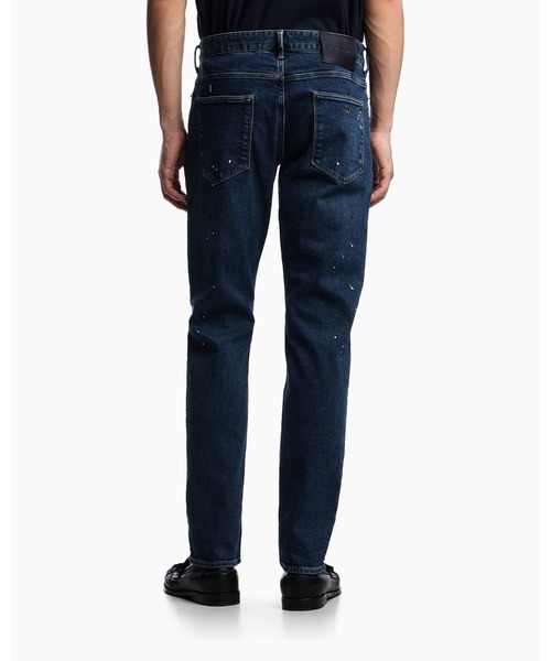 EMPORIO ARMANI(エンポリオアルマーニ)の「【エンポリオ アルマーニ】スリムフィットジーンズ J06 デニム ペイントスポット(デニムパンツ・メンズ・インディゴブルー・27inch/31inch/33inch/34inch/36inch)」の3枚目の写真