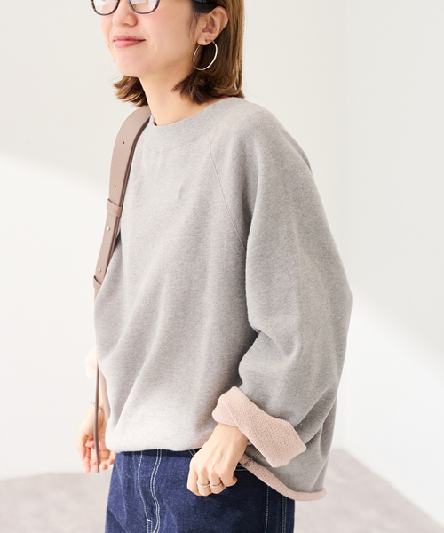 FRAMeWORK（フレームワーク）の「オーバーダイ裏毛カットオフプルオーバー（スウェット・レディース・グレー/ブルー/イエロー・FREE）」の12枚目の写真