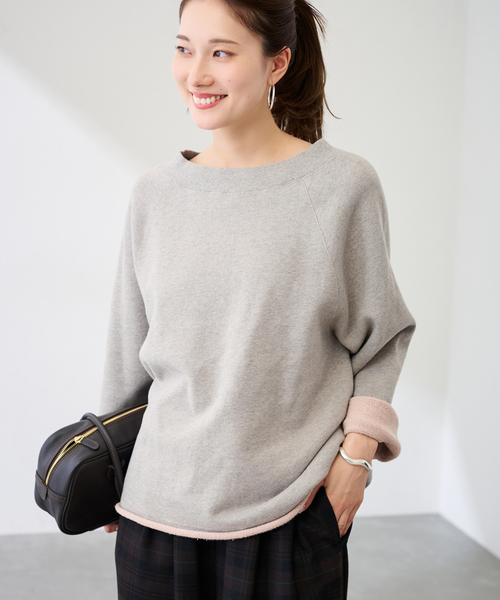 FRAMeWORK（フレームワーク）の「オーバーダイ裏毛カットオフプルオーバー（スウェット・レディース・グレー/ブルー/イエロー・FREE）」の7枚目の写真