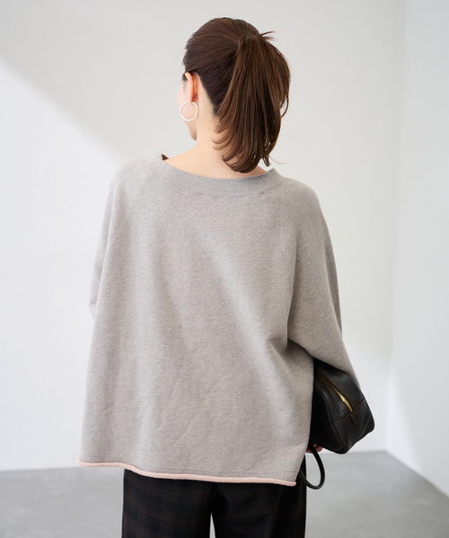 FRAMeWORK（フレームワーク）の「オーバーダイ裏毛カットオフプルオーバー（スウェット・レディース・グレー/ブルー/イエロー・FREE）」の17枚目の写真