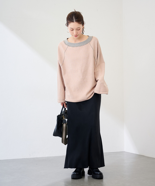 FRAMeWORK（フレームワーク）の「オーバーダイ裏毛カットオフプルオーバー（スウェット・レディース・グレー/ブルー/イエロー・FREE）」の19枚目の写真