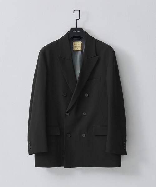 UNITED TOKYO（ユナイテッドトウキョウ）の「【数量限定】×EX Super120s ZEROTORIA JACKET（テーラードジャケット・メンズ・ブラック/ダークグレー/グレー系その他・1/2）」の2枚目の写真