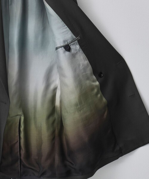 UNITED TOKYO（ユナイテッドトウキョウ）の「【数量限定】×EX Super120s ZEROTORIA JACKET（テーラードジャケット・メンズ・ブラック/ダークグレー/グレー系その他・1/2）」の5枚目の写真