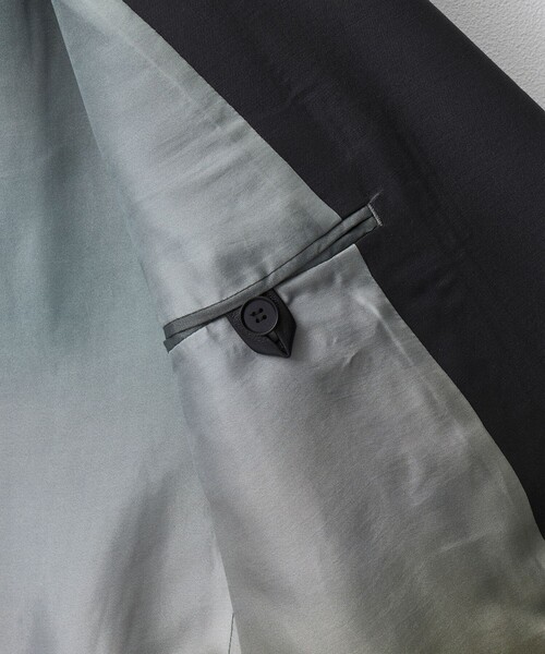 UNITED TOKYO（ユナイテッドトウキョウ）の「【数量限定】×EX Super120s ZEROTORIA JACKET（テーラードジャケット・メンズ・ブラック/ダークグレー/グレー系その他・1/2）」の6枚目の写真