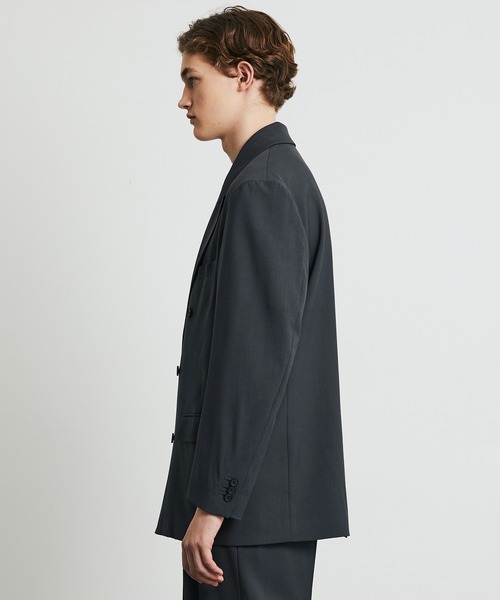 UNITED TOKYO（ユナイテッドトウキョウ）の「【数量限定】×EX Super120s ZEROTORIA JACKET（テーラードジャケット・メンズ・ブラック/ダークグレー/グレー系その他・1/2）」の16枚目の写真