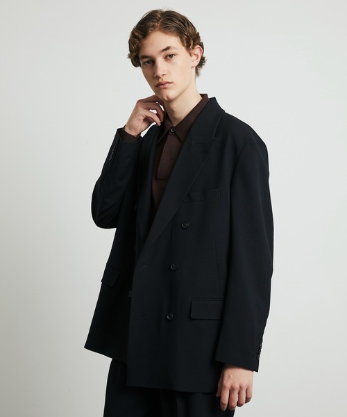 UNITED TOKYO（ユナイテッドトウキョウ）の「【数量限定】×EX Super120s ZEROTORIA JACKET（テーラードジャケット・メンズ・ブラック/ダークグレー/グレー系その他・1/2）」の8枚目の写真