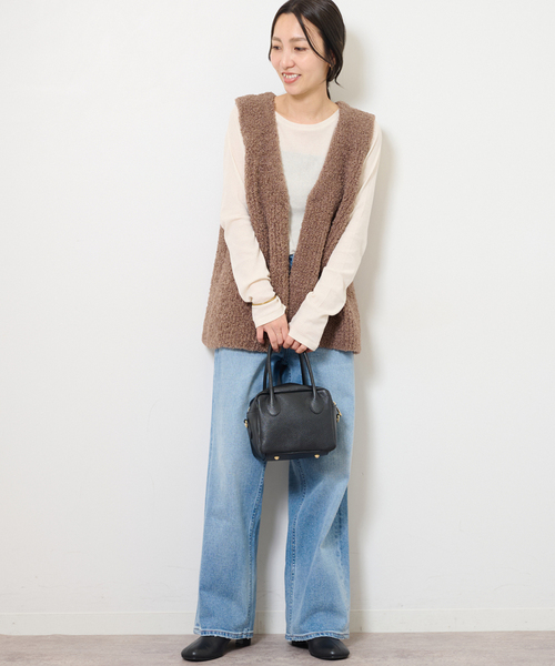 JOURNAL STANDARD relume(ジャーナルスタンダード レリューム)の「《追加2》ツイストシアーテレコロングTEE(Tシャツ/カットソー・レディース・チャコールグレー/ピンク/ブラウン/ホワイト・FREE)」の14枚目の写真