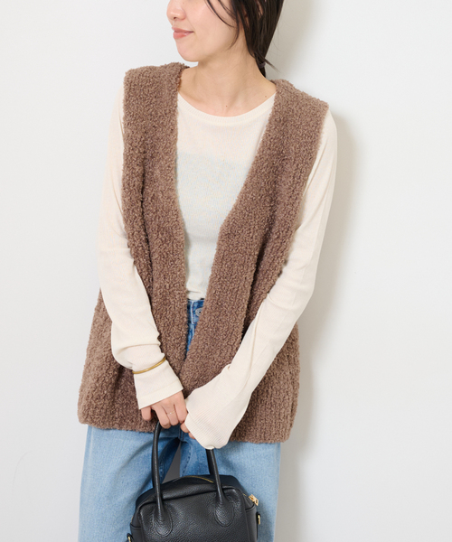 JOURNAL STANDARD relume(ジャーナルスタンダード レリューム)の「《追加2》ツイストシアーテレコロングTEE(Tシャツ/カットソー・レディース・チャコールグレー/ピンク/ブラウン/ホワイト・FREE)」の16枚目の写真