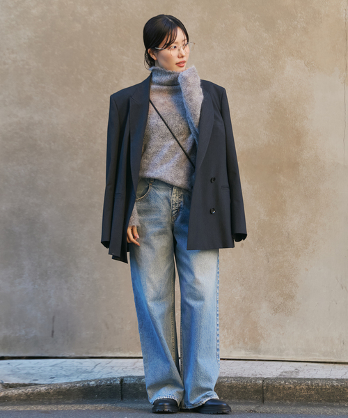 plage（プラージュ）の「《追加》ALPACA MIX BUTTON ニット 3（ニット/セーター・レディース・ホワイト/ピンク/グレー・FREE）」の9枚目の写真