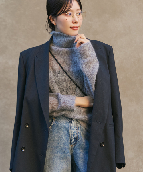 plage（プラージュ）の「《追加》ALPACA MIX BUTTON ニット 3（ニット/セーター・レディース・ホワイト/ピンク/グレー・FREE）」の17枚目の写真