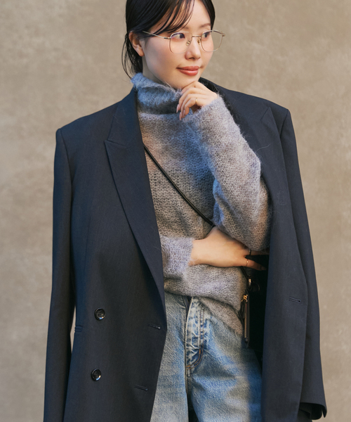 plage（プラージュ）の「《追加》ALPACA MIX BUTTON ニット 3（ニット/セーター・レディース・ホワイト/ピンク/グレー・FREE）」の18枚目の写真