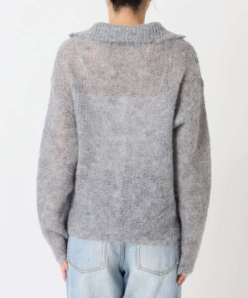 追加》ALPACA MIX BUTTON ニット 3（ニット/セーター）｜Plage