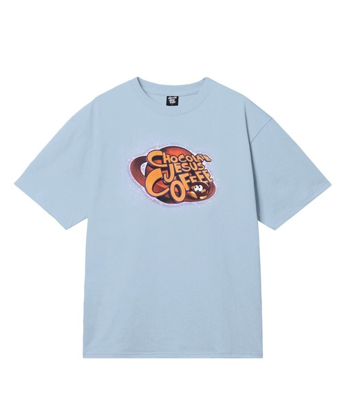 Chocolate Jesus Coffee（チョコレートジーザスコーヒー）の「CJC PLANET SS TEE（Tシャツ/カットソー・メンズ・ホワイト/ブラック/ブルー・SMALL/MEDIUM/LARGE/X-LARGE/XX-LARGE）」の3枚目の写真