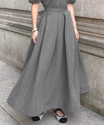 JENNE（ジェンヌ）の「タックダンボールニットスカート（スカート）」