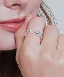 CHARMY（チャミ）の「シルバーパールポイントオープンリング（リング）」