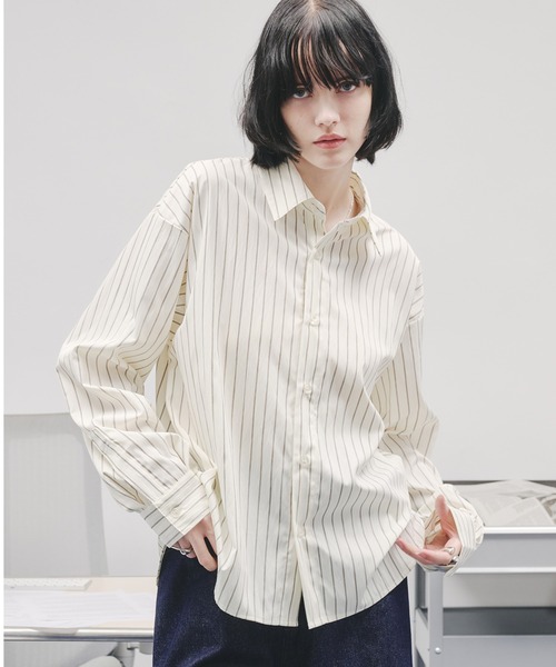 selle glant(セレグランテ)の「ASSORT BASIC REGULAR SHIRT/アソートベーシックレギュラーシャツ(シャツ/ブラウス・メンズ・アイボリー/ブルー/ブルーグレー/ナチュラル・SMALL/LARGE/MEDIUM)」の2枚目の写真