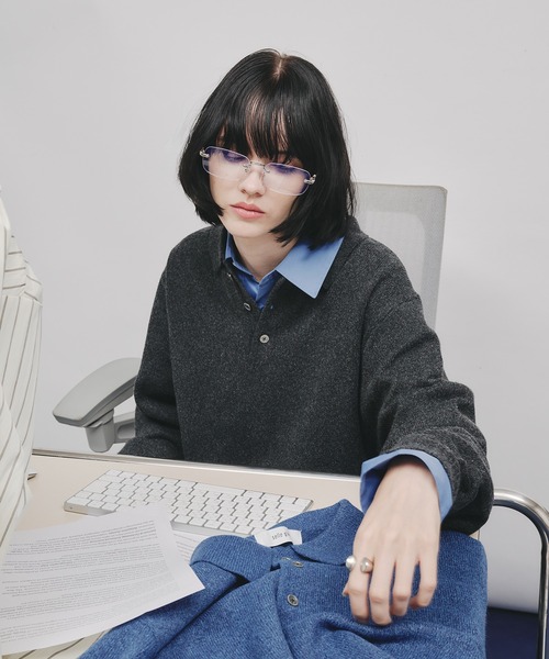 selle glant(セレグランテ)の「ASSORT BASIC REGULAR SHIRT/アソートベーシックレギュラーシャツ(シャツ/ブラウス・メンズ・アイボリー/ブルー/ブルーグレー/ナチュラル・SMALL/LARGE/MEDIUM)」の6枚目の写真