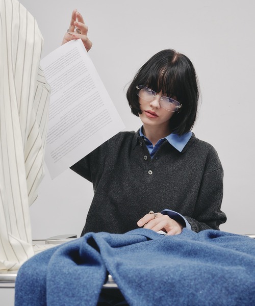 selle glant(セレグランテ)の「ASSORT BASIC REGULAR SHIRT/アソートベーシックレギュラーシャツ(シャツ/ブラウス・メンズ・アイボリー/ブルー/ブルーグレー/ナチュラル・SMALL/LARGE/MEDIUM)」の8枚目の写真