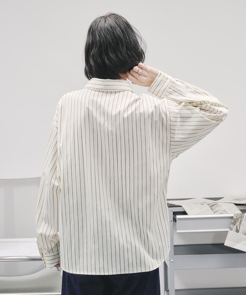 selle glant(セレグランテ)の「ASSORT BASIC REGULAR SHIRT/アソートベーシックレギュラーシャツ(シャツ/ブラウス・メンズ・アイボリー/ブルー/ブルーグレー/ナチュラル・SMALL/LARGE/MEDIUM)」の15枚目の写真