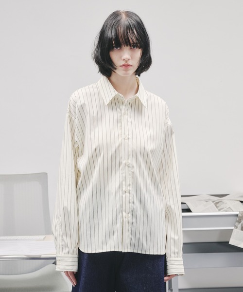 selle glant(セレグランテ)の「ASSORT BASIC REGULAR SHIRT/アソートベーシックレギュラーシャツ(シャツ/ブラウス・メンズ・アイボリー/ブルー/ブルーグレー/ナチュラル・SMALL/LARGE/MEDIUM)」の11枚目の写真