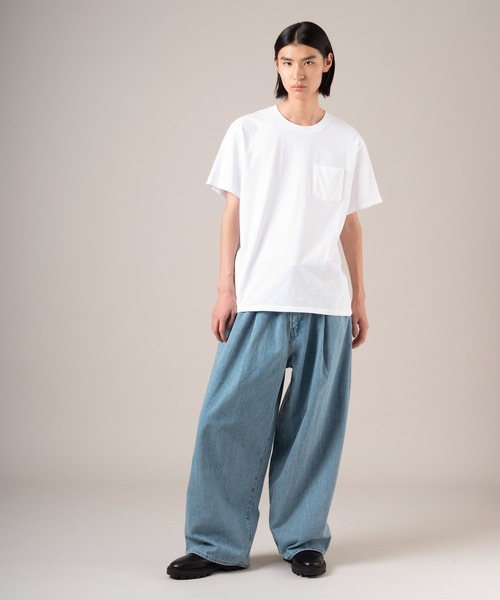 Levi's(リーバイス)の「Levi's/リーバイス BLUETAB(TM) ワイドプリーツ CROP ジーンズ ライトインディゴ(デニムパンツ・メンズ・ライトインディゴブルー・28inch/29inch/30inch/31inch/32inch/33inch/34inch/36inch)」の20枚目の写真