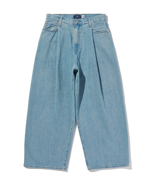 Levi's(リーバイス)の「Levi's/リーバイス BLUETAB(TM) ワイドプリーツ CROP ジーンズ ライトインディゴ(デニムパンツ・メンズ・ライトインディゴブルー・28inch/29inch/30inch/31inch/32inch/33inch/34inch/36inch)」の3枚目の写真