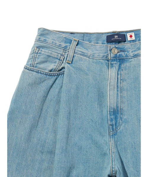 Levi's(リーバイス)の「Levi's/リーバイス BLUETAB(TM) ワイドプリーツ CROP ジーンズ ライトインディゴ(デニムパンツ・メンズ・ライトインディゴブルー・28inch/29inch/30inch/31inch/32inch/33inch/34inch/36inch)」の6枚目の写真
